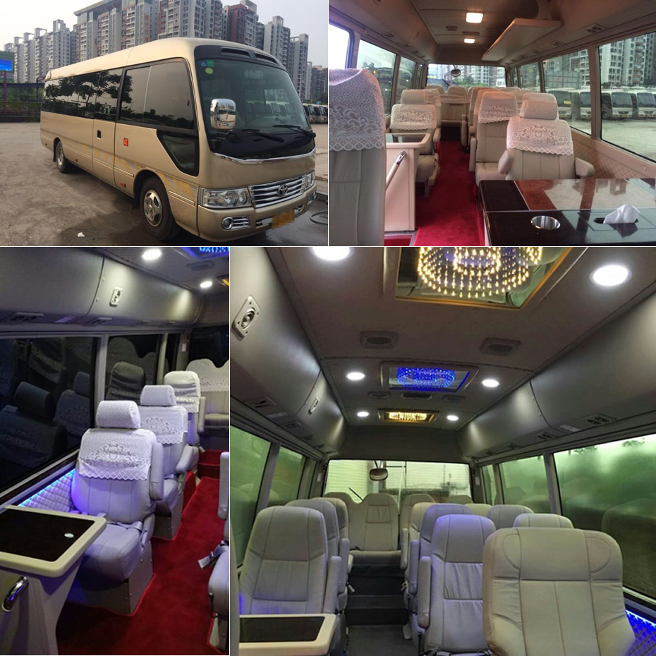 佛山22座丰田中巴出租,22座丰田中巴旅游包车,22座丰田中巴商务包车